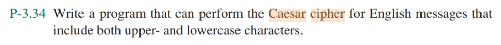 this is my code so far. public class CaesarCipher { protected char[]