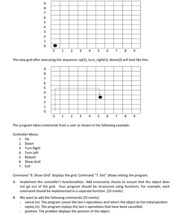  Use C++ to create a program that controls the movements of