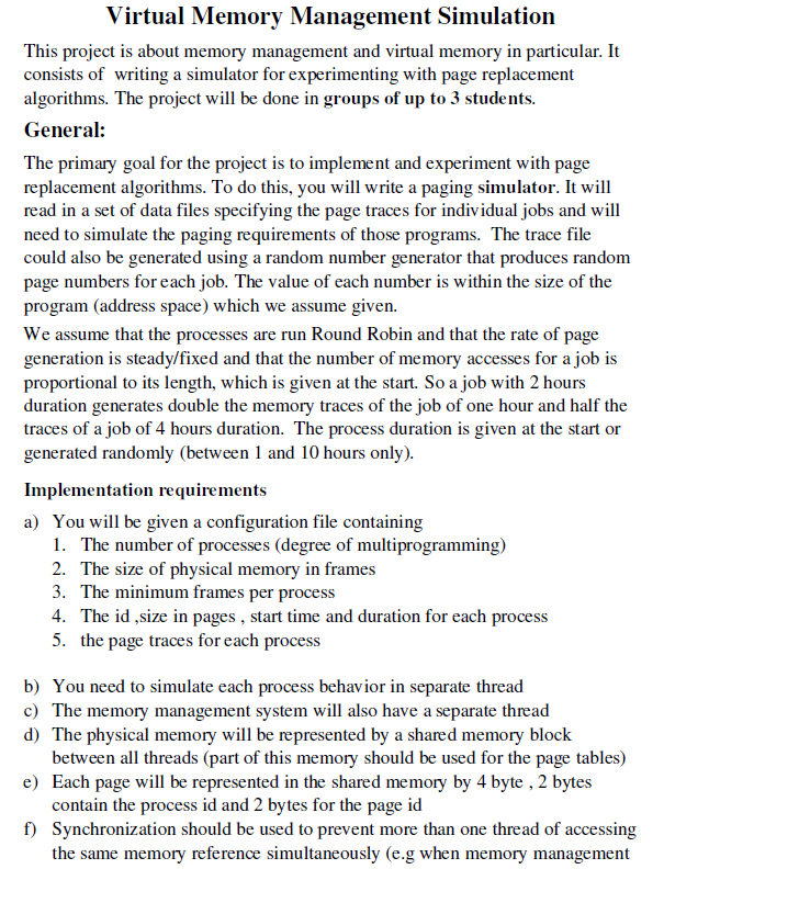  for this i need in java for the page replacment of