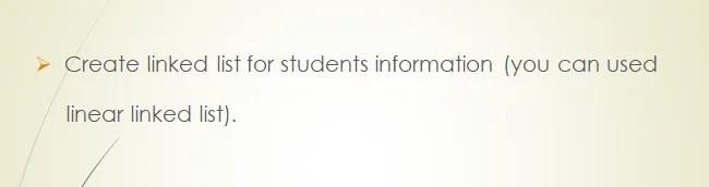 *project in data structure *project name (bank) * you maybe use