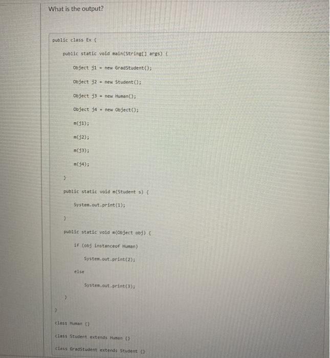 Object Jan GradStudent () Object 2 new Student(); Object new Hea(); coject