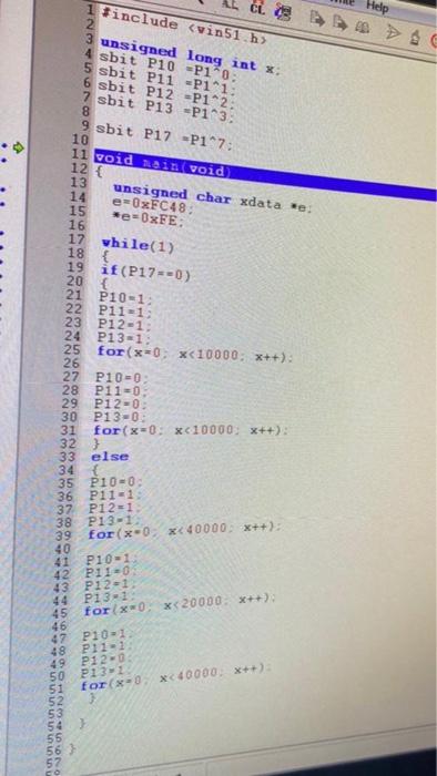 Draw a flow chart for this code Help 1 include 2 3