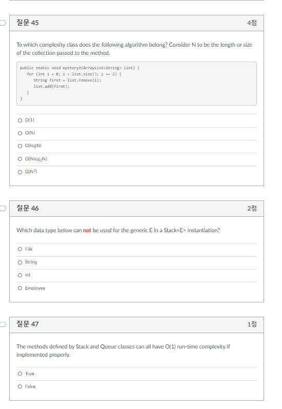 the smallest element in the list, swapping this smallest element to the