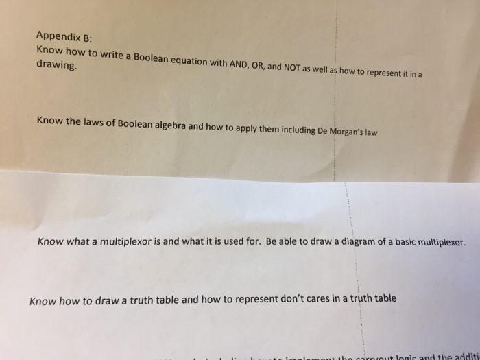  Need to answer the questions Know how to write a Boolean