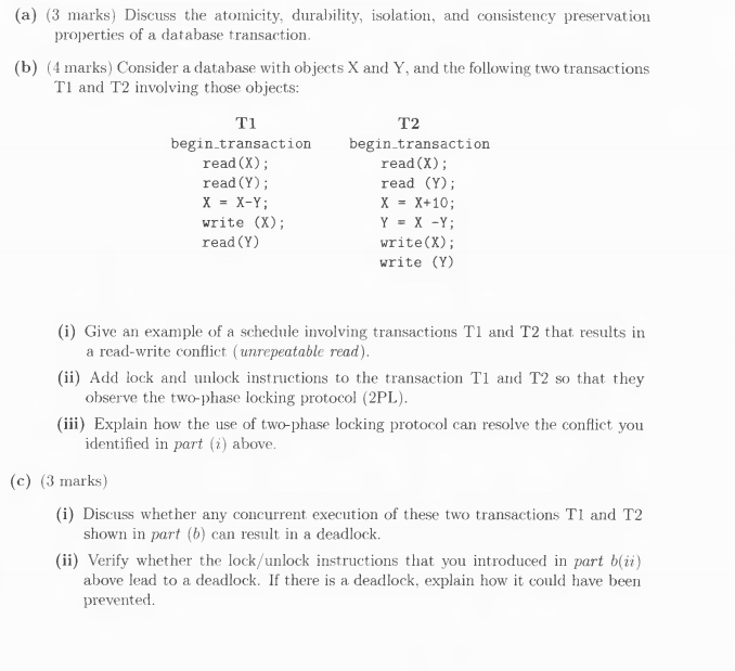 need help with b and c (a) (3 marks) Discuss the