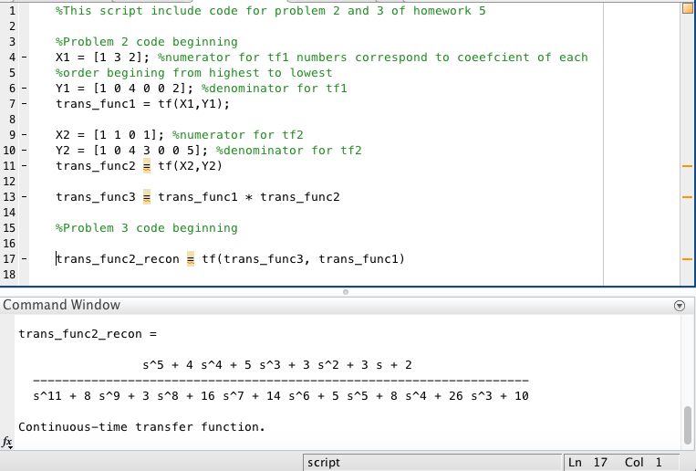 the function 2 in problem 3 based on what I wrote ?