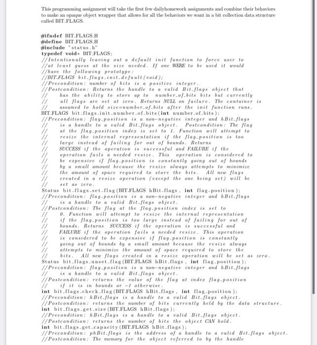  code in C language please!! to make an opaque object wrapper