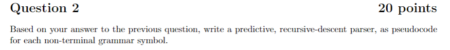 with pointer dereferencing and (simple) pointer arithmetic. Symbols literal, ident, =,+,,,(,),and;areterminals. SL=literal;LidentLPPLP(A)ALOliteralO+O