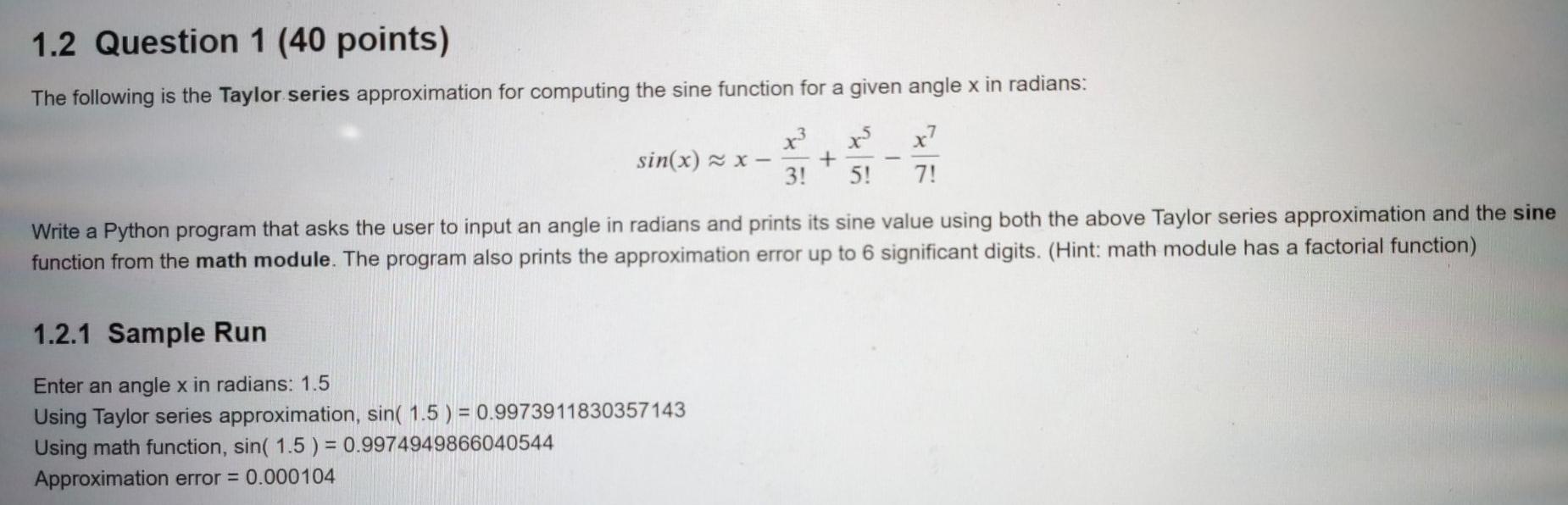 Please write the following program in Python 3. Make sure the program
