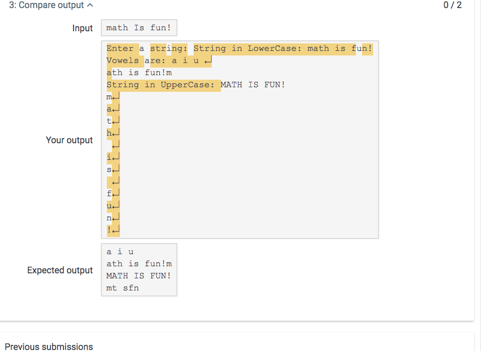 = str.toLowerCase(); System.out.println("String in LowerCase: " + str.toLowerCase()); System.out.print("Vowels are: "); for(int