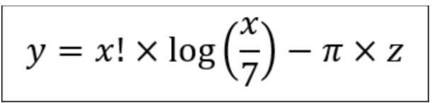 Based on the mathematical expression shown below, create a function that calculates