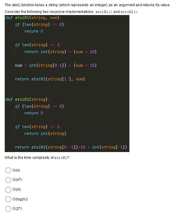 inputs and output are 32-bit integers. Example outputs: decToBin (7)=111 (one hundred