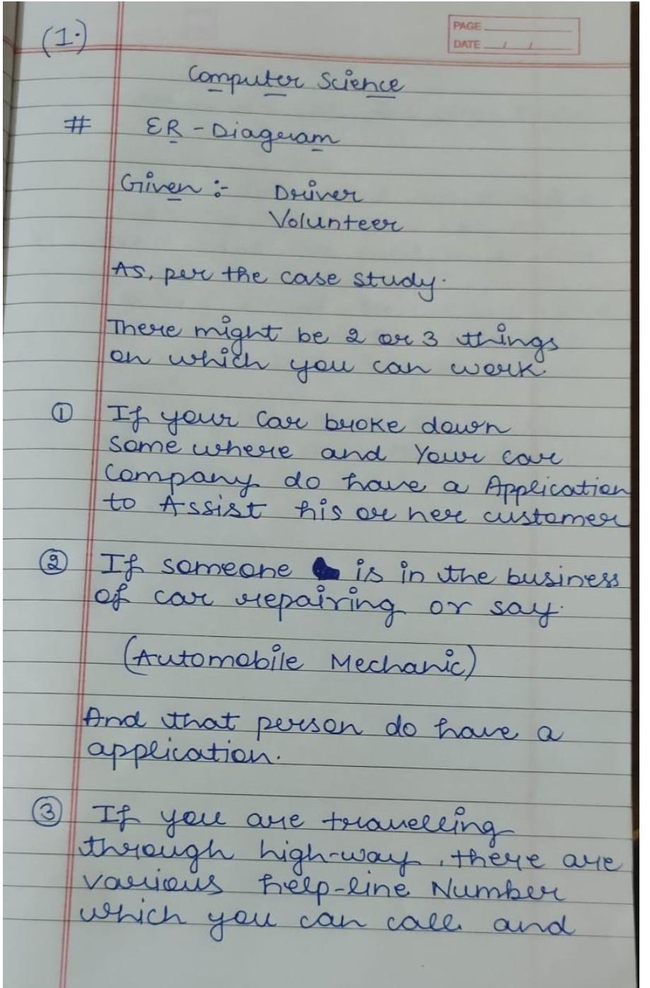 The driver sends an assistant request, determines his location, chooses the required