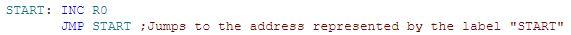 of R17: Task: Implement this algorithm in AVR assembly language. Use labels