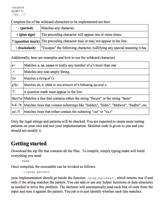 * the first char of partial_line. */ int matches_leading(char *partial_line, char *pattern)