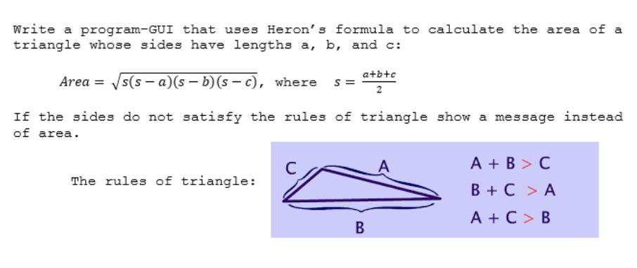  do the program with some comments java language. Write a program-GUI