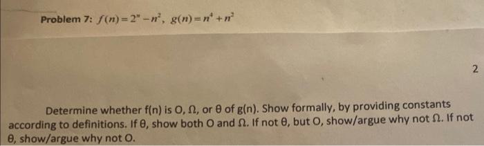 b Problem 10: True or False (you need not explain, but know