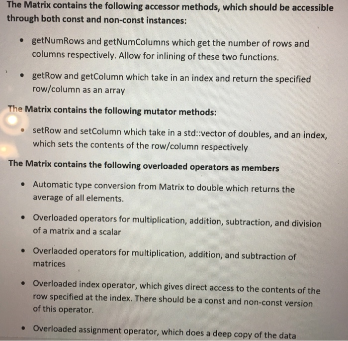 a linear transformation or a system of equations. Matrices have many interesting