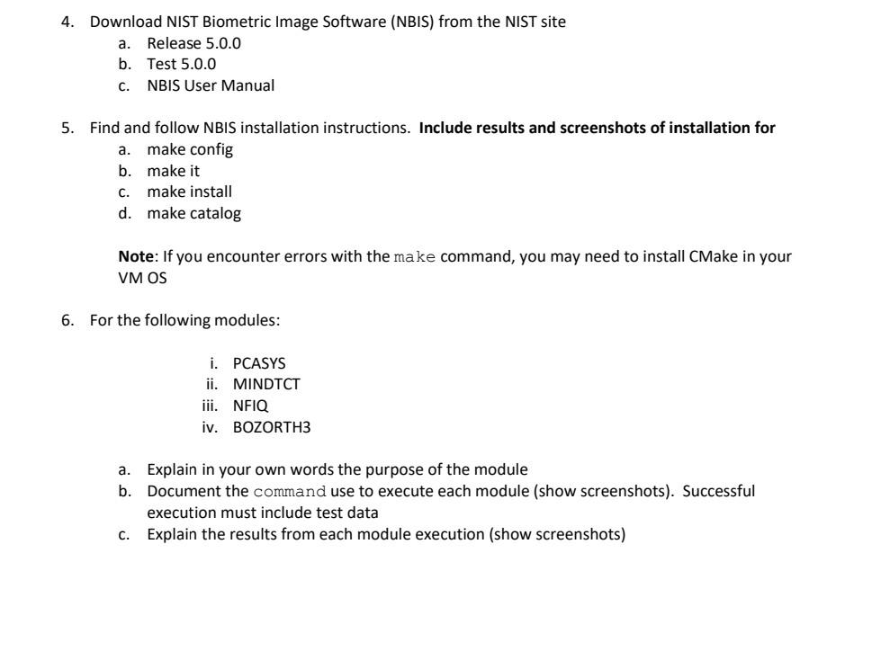 make command, you may need to install CMake in your VM OS