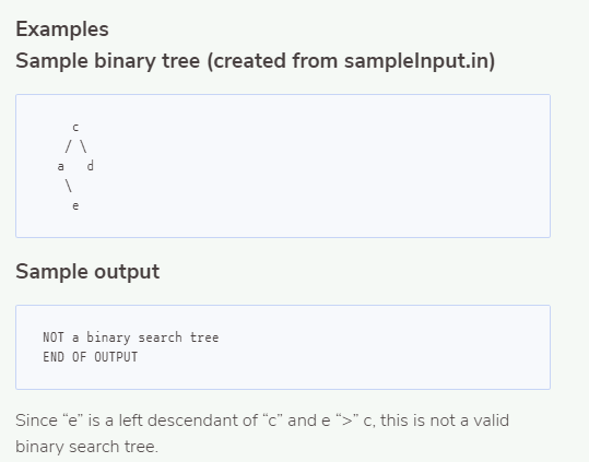 binary tree in which each node has two children. */ public class