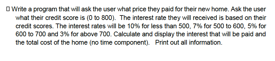 I cannot use JOPtion and cannot use while loop. I have to