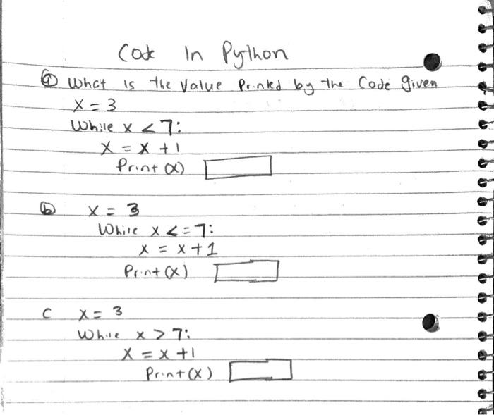 code in python 6 what Code in Python In What is the