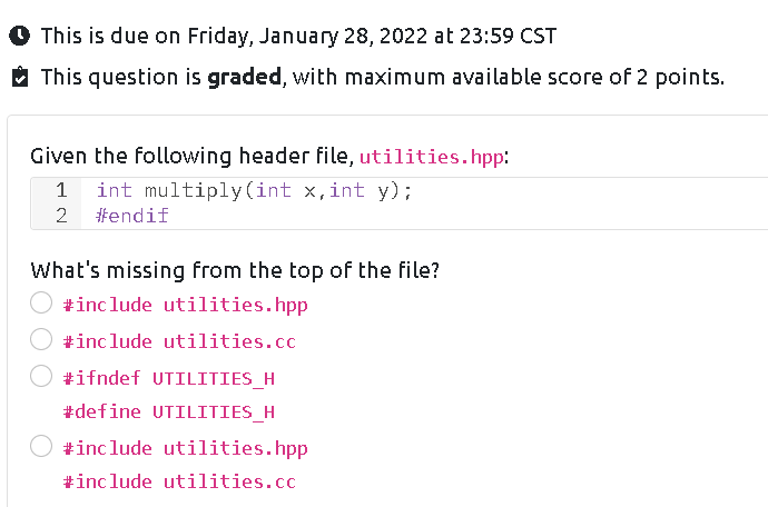 hpp"; 3 4. int main(int arge, charx argv[]) { 5 std::cout 