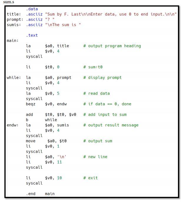 the count and the average. 2. If no data is enter, eg.