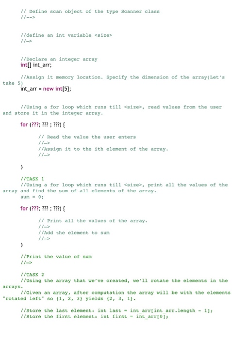 you usually want to initialize it. Use white space to Use comments
