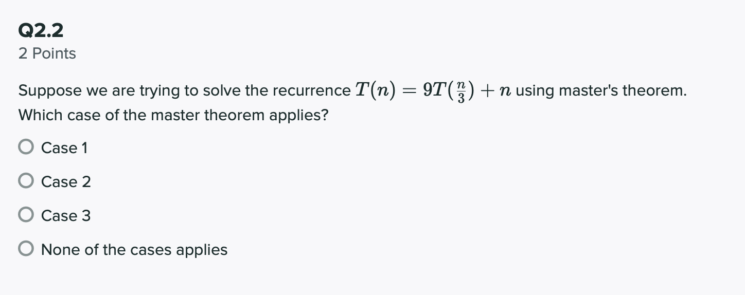 If f(n) = O(nloga-C) for some constant e > 0, then T(n)