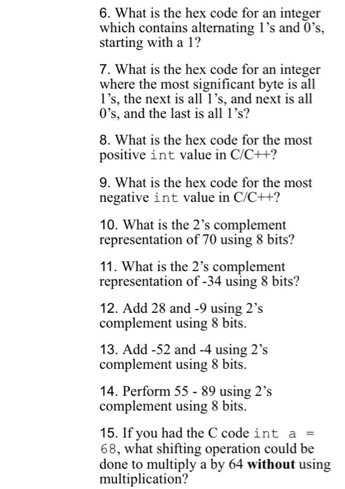  What is the hex code for an integer which contains alternating