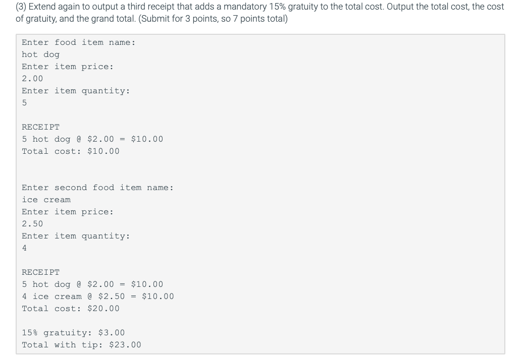 python code? Run your program as often as you'd like, before submitting