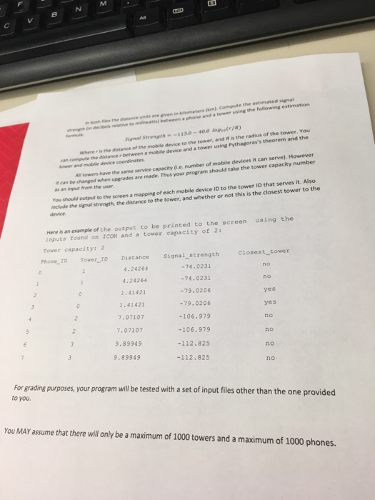 You are an engineer at a wireless phone the best tower to
