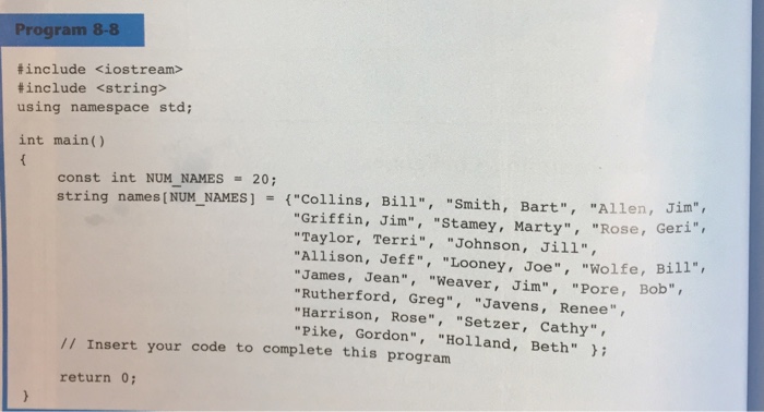 instead of an array of ints. Test the function with a drive