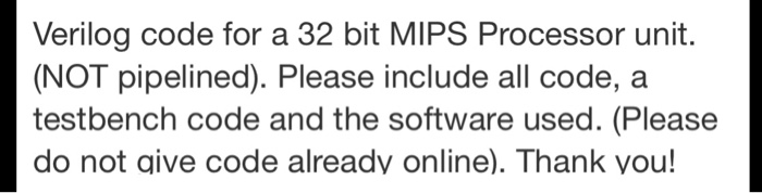  Note: not just code for an adder! Verilog code for a