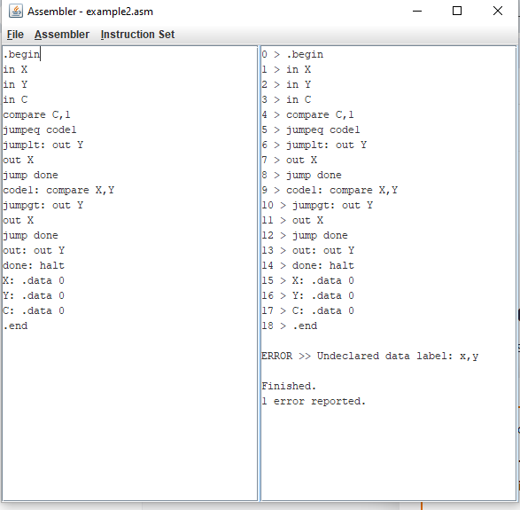  Write pseudocode for a program that allows the user to input
