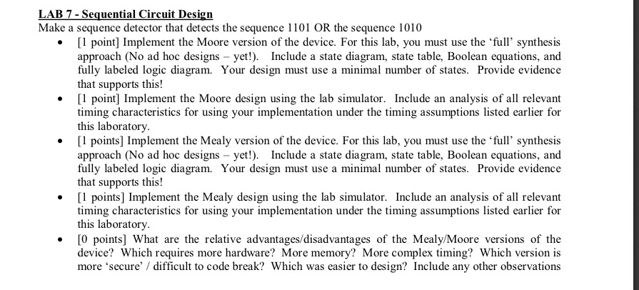 purpose of this lab is to design and simulate a simple sequential
