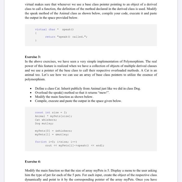 part of this lab, we are going to see if base class