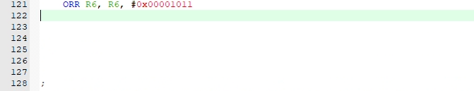I am coding in ARM and for some reason I am