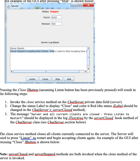 java.awt.Color; import java.awt.event.ActionEvent; import java.awt.event.ActionListener; import javax.swing.GroupLayout; import javax.swing.JButton; import javax.swing.JLabel; import