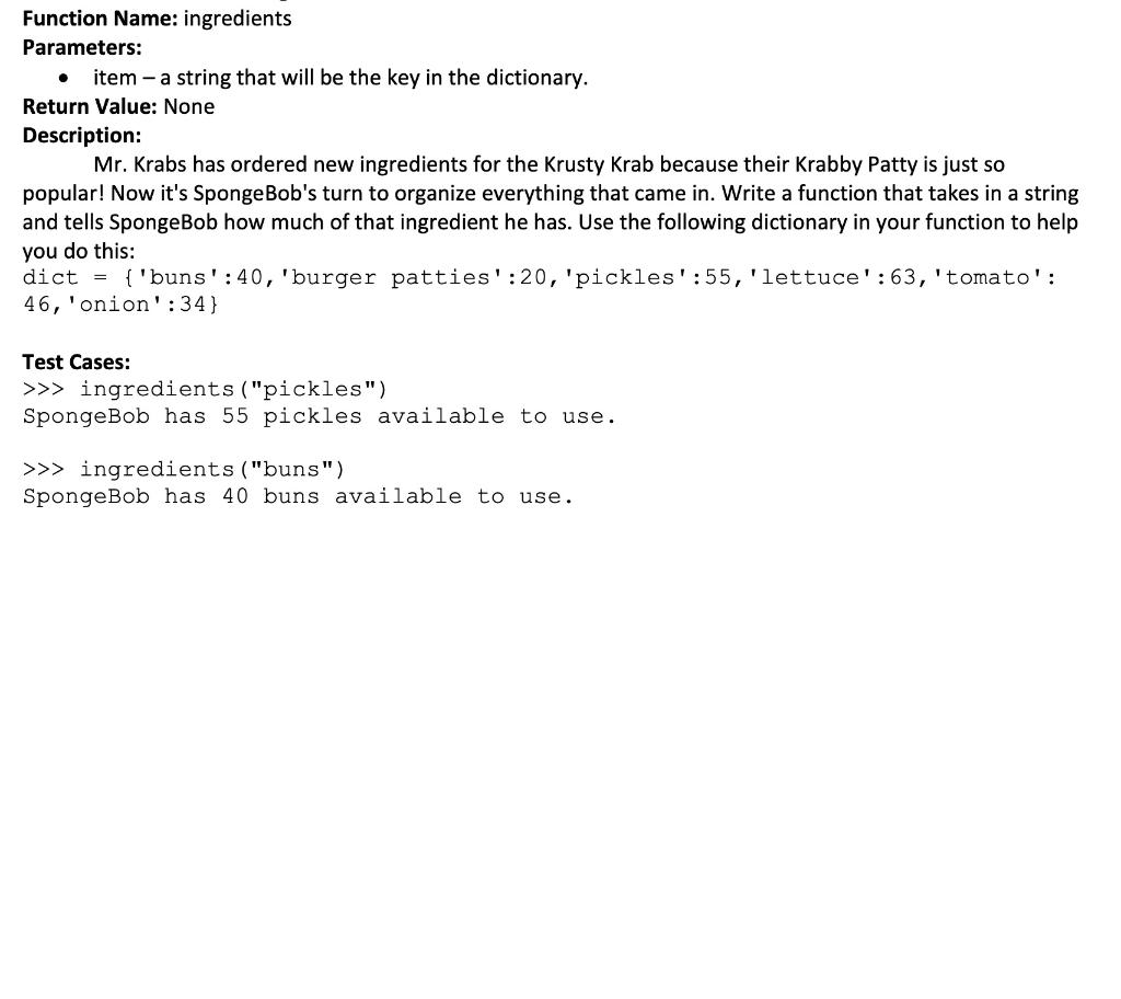 Please use python method for coding. Please try coding without respective files.