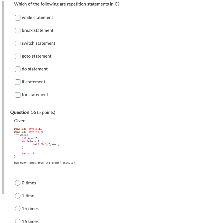 float b) { return a++ + b--; } int main() { int