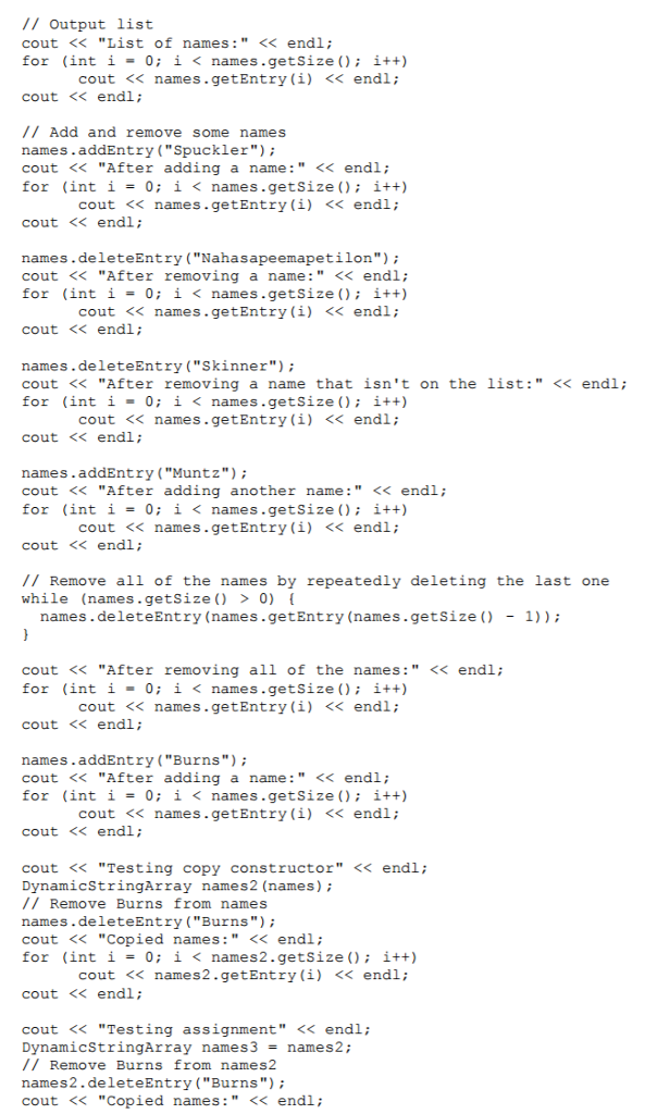using the new operator, the size cannot be changed. For example, you