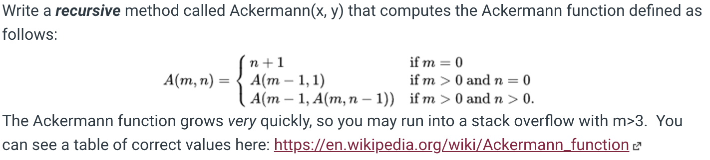 I need help writing a recursive method. n+1 Write a recursive method