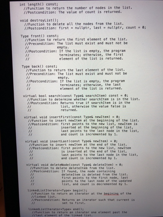 two lists it merges. The files below implement a sorted linked list