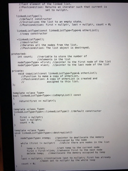 as described in your textbook (you may use your own class if