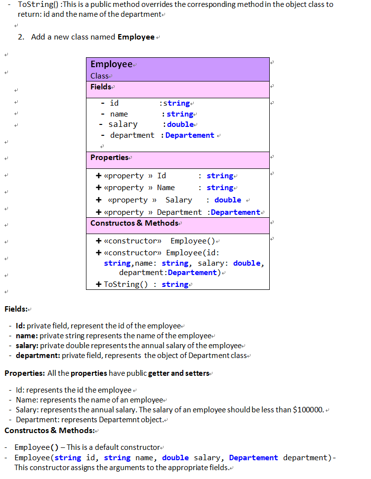 a program that combine all these instructions: 1. Define an enumeration type