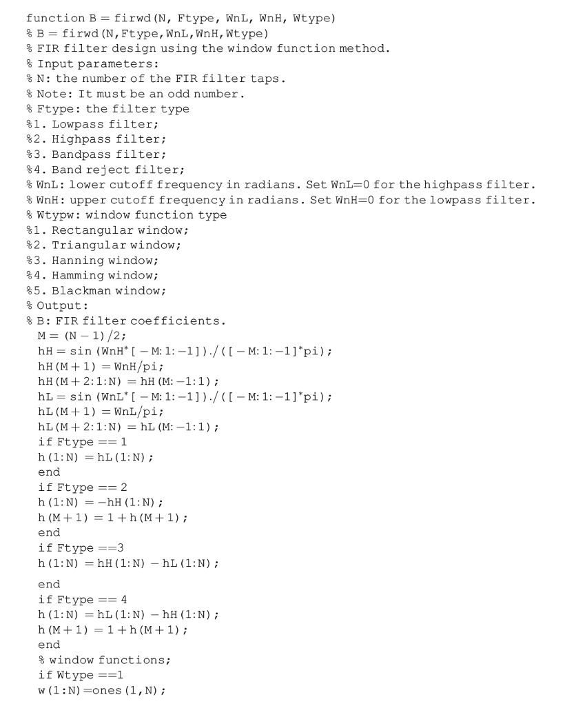 ) thanks a lot Use the MATLAB programs provided in Section 7.11