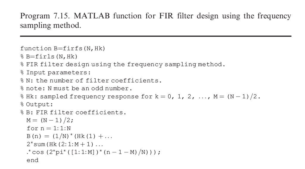 filter whose cutoff frequency is 1,600 Hz using the following window functions.