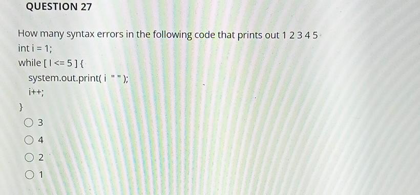b.5.0 O c. 25.0 Od."5.0" QUESTION 23 The following two method calls